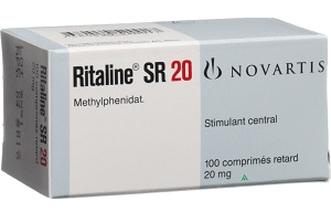 Ritalin SR 20-MG 100 capsules